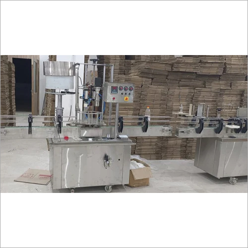 Automatic Screw Capping Machine - Grey Electric, Semi-Automatic | Durable, Highly Efficient, Rust Proof, Heavy Duty, with Human Machine Interface