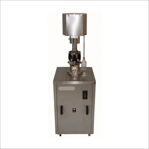Semi Automatic Screw Capping Machine - Rust Proof, Silver, Electric, Human Machine Interface | Heavy Duty, Durable, Highly Efficient, Less Power Consumable