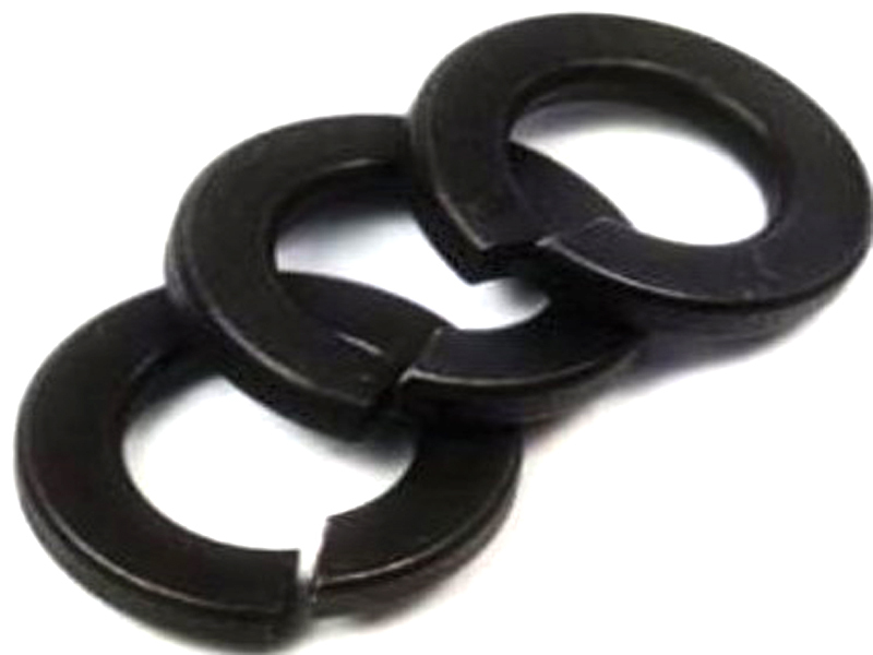 Spring Washer - Spring Steel, M24 Size, Auto Black Color | Industrial Use With Blacking Surface Treatment
