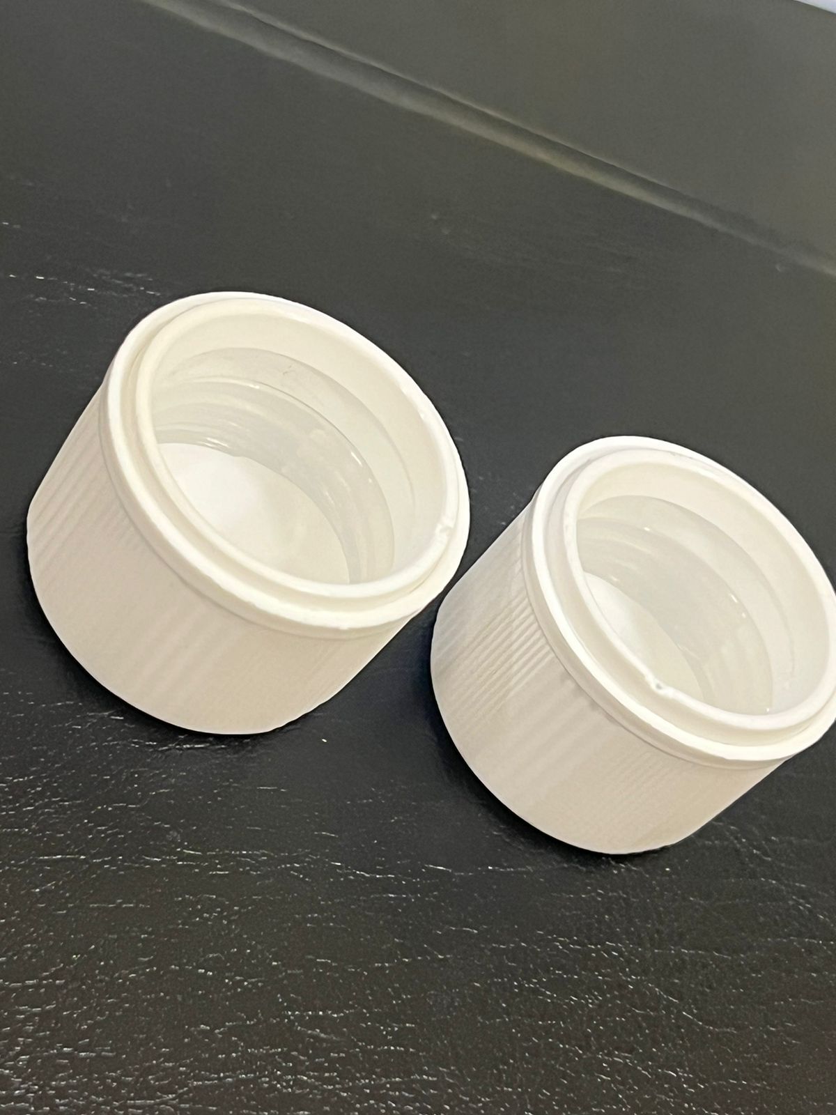 28mm Seal Crc Caps - Plastic, 28mm Size, Available In White, Blue, Red | Crack Resistance, Excellent Sealing, Easy To Fit, High Strength