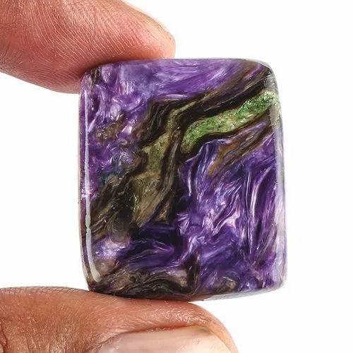 Natural Charoite Plain Cabochons Stones - Natural Agate, Size 10-50 Mm, Mesmerizing Blue Color, Aaa Grade Quality, Weight 100 Gm