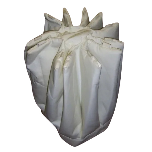 Star Filter Bag - Polyester Filter Felt, Industrial Application, White Color