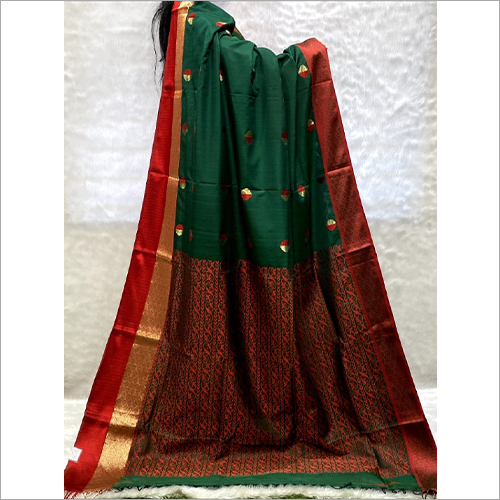 Cotton Maheshwari Mulberry Silk Resham Butti