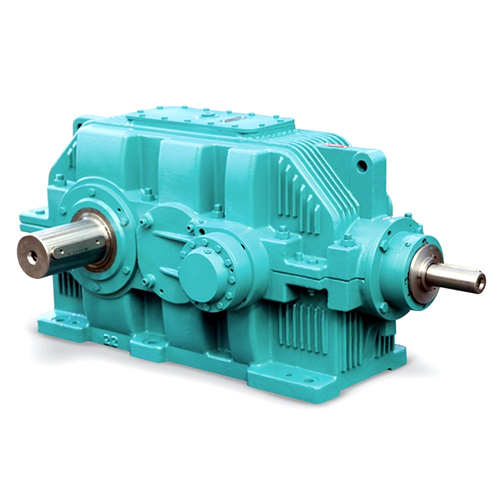Green Helical And Bevel Gearbox Unit