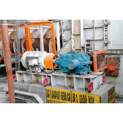 Green Helical And Bevel Gearbox Unit