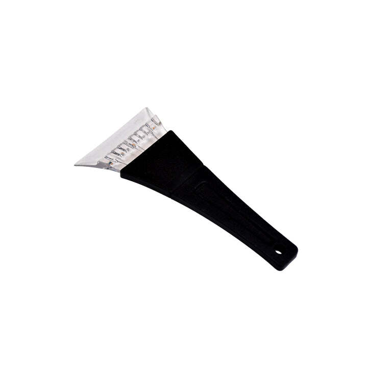 Ice Scraper Windshield With Window For Cars - Plastic, 24x11x2 Cm | Lightweight Design, Anti-slip Handle, Scratch-free Snow Removal