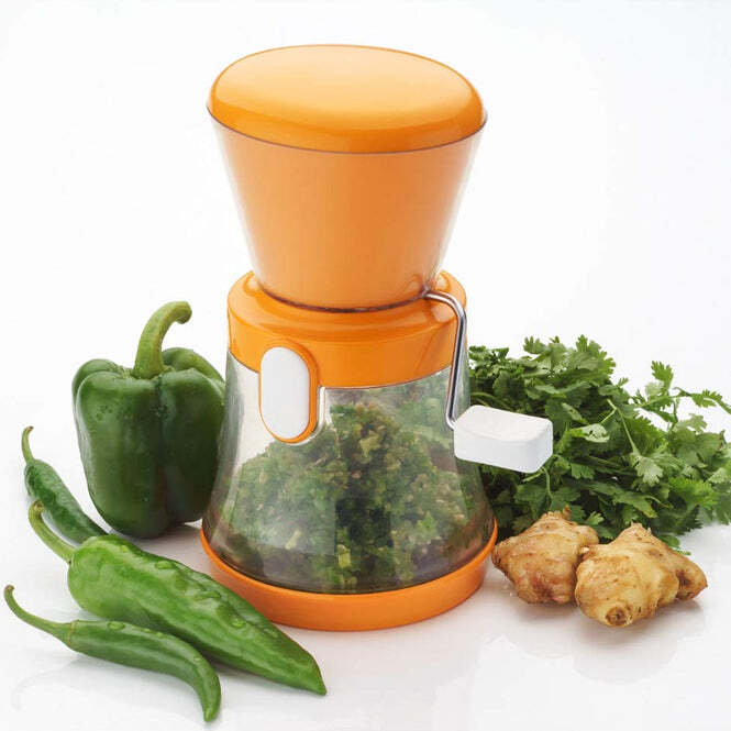 6in1 Cutter Quick Chipper Dicer Slicer Cutter - Unbreakable Abs Plastic, 23x13x18 Cm | Dishwasher Safe, Hand Operated, Extra Stainless Steel Blades