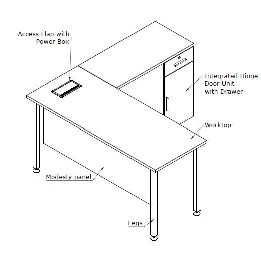 Manager Table Computer Desks
