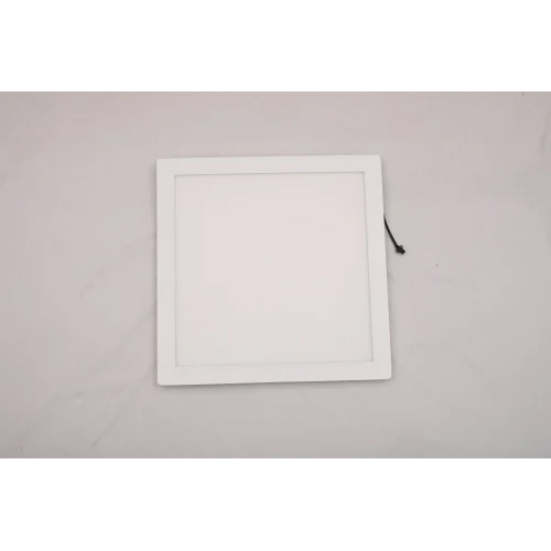 12w Led Square Panel Light - White Finish, 12x12 Inches | Square Shape, Cool White Light