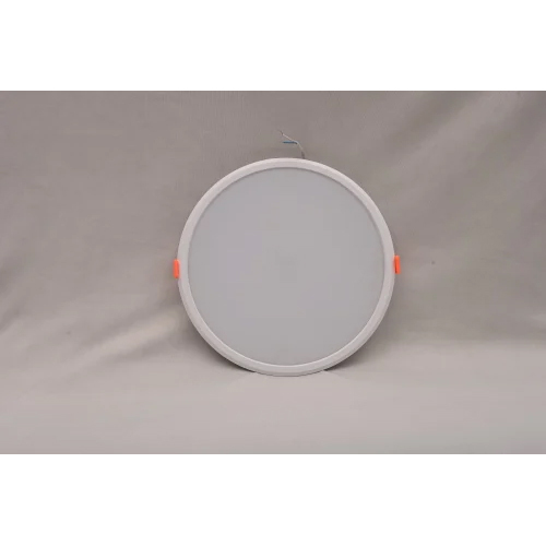 12 W Round Panel Light - Round Shape, 12 Watt Input Voltage | Cool White Light Color, Electric Power Factor, White Finish