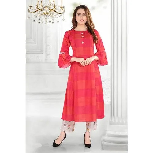 Red Ladies Designer Kurti