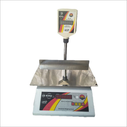 White Auto Touch Digital Weighing Machine