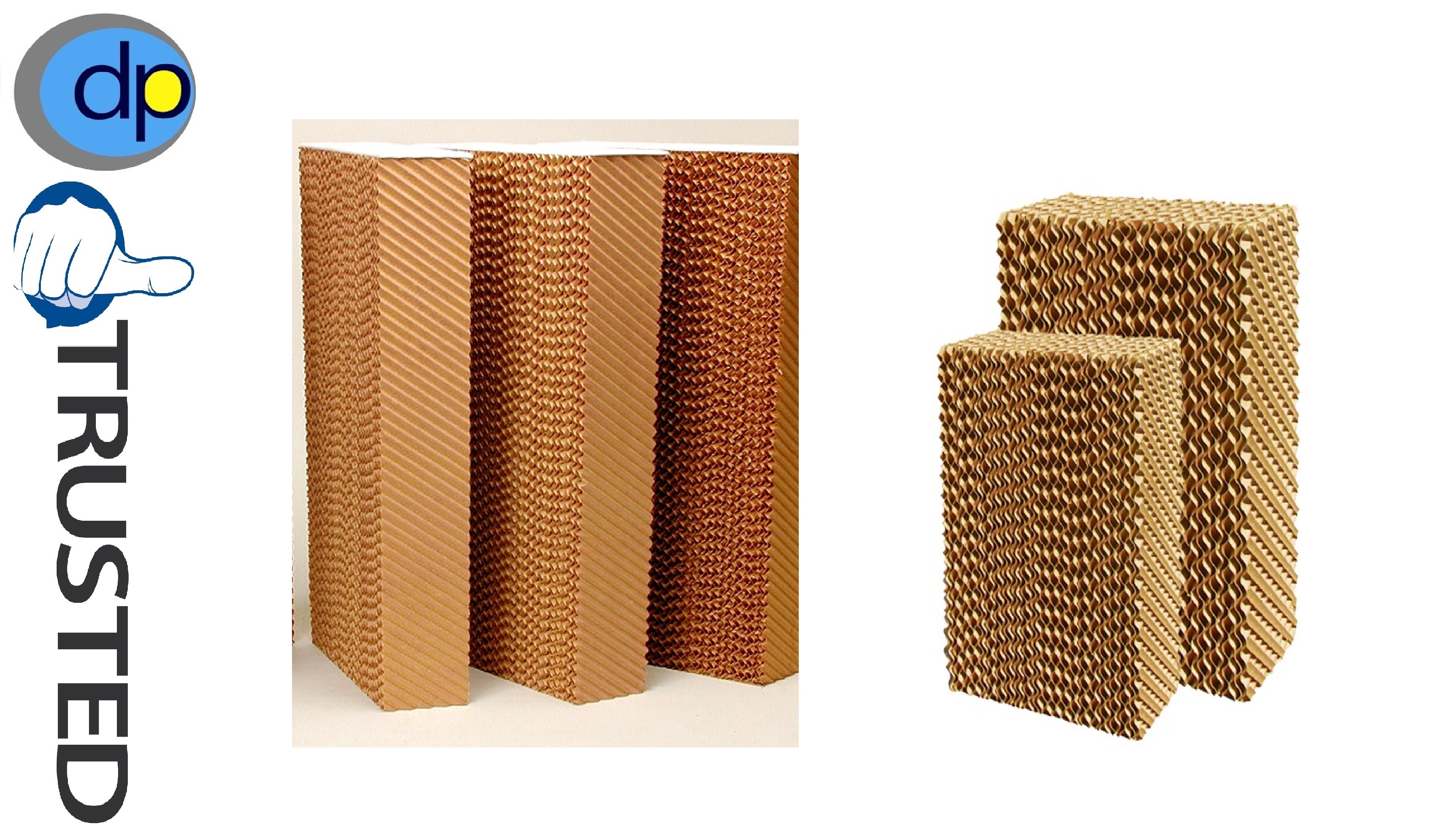 Brown Evaporative Cooling Pad Manufacturers Near Me In Nashik - Dp Engineers