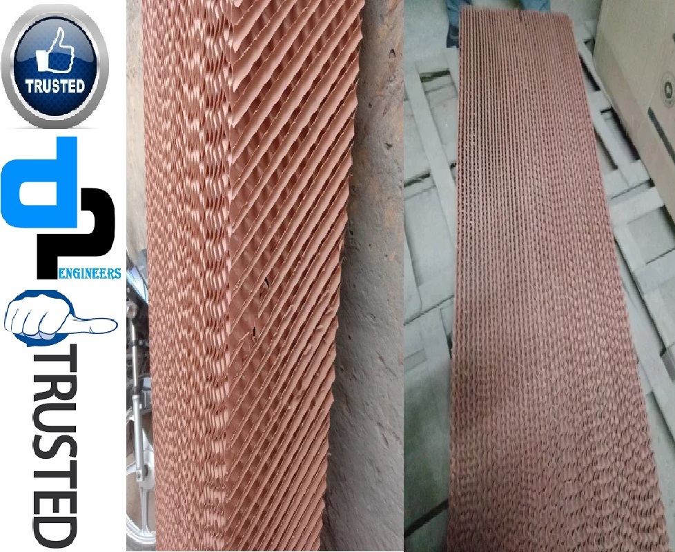 Brown Evaporative Cooling Pad Manufacturers Near Me In Nashik - Dp Engineers