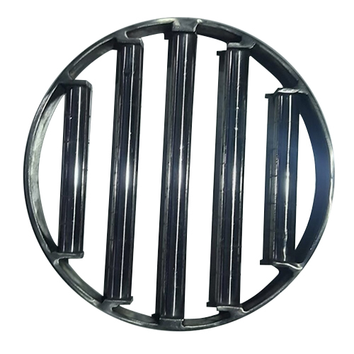 Round Magnetic Grill - Permanent Magnet Design, Silver Color, Different Sizes Available | Ideal for Industrial Applications