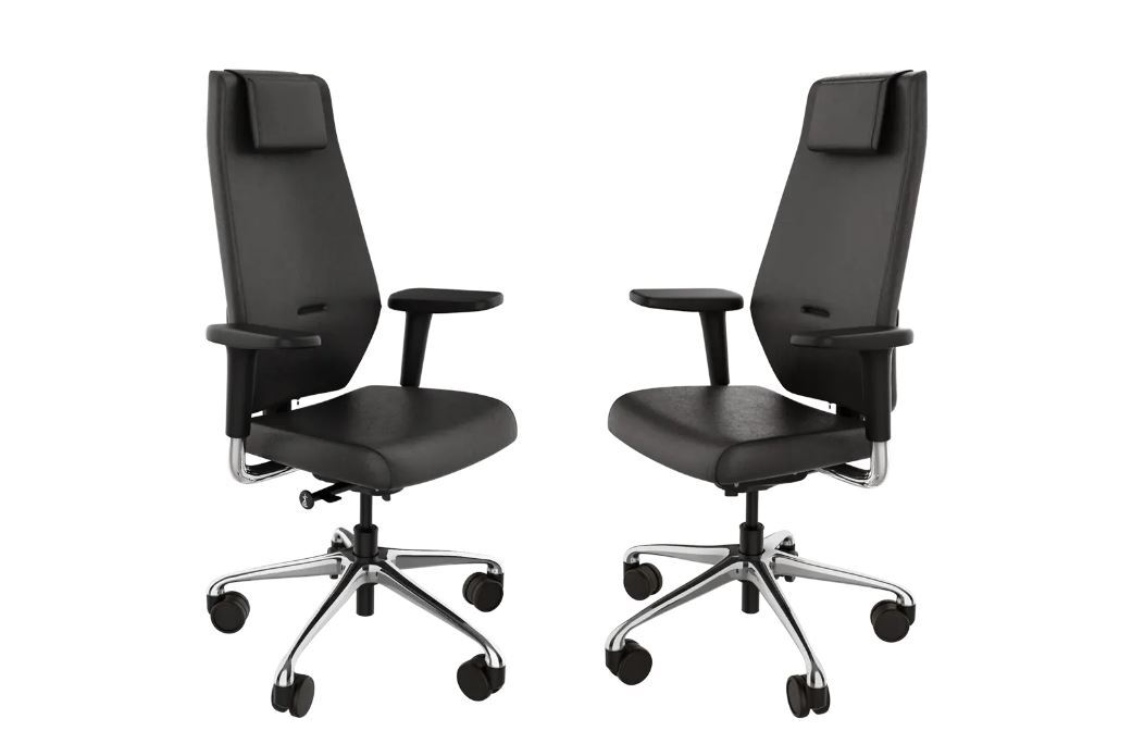 Leatherette High Back Chair