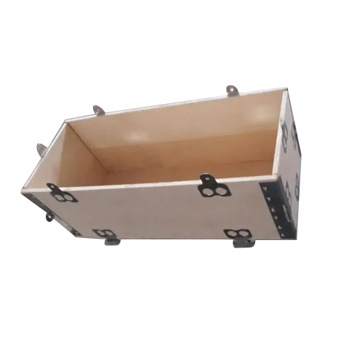 Nailless Foldable Packaging Box - Material: Wood