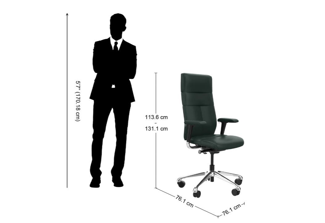 High Chair Height: 113.6-131.1 Centimeter (Cm)