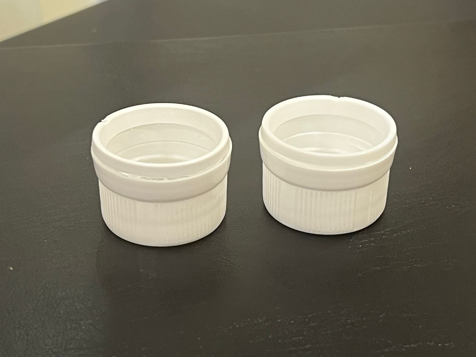 28mm Pilfer Proof Cap With Glass Induction Wad - Color: White