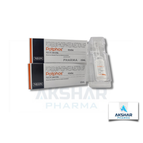 पॉटफॉस इंजेक्शन 15 मिलीलीटर आवेदन: अस्पताल