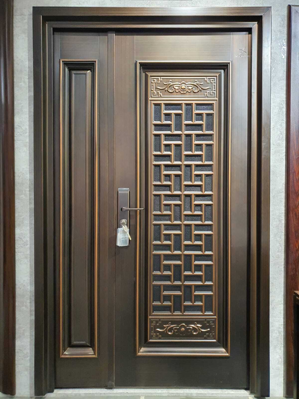 Steel Doors - Color: Copper Finish