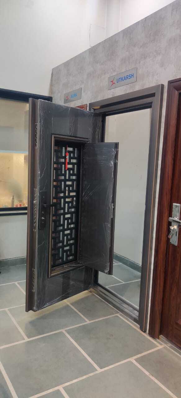 Steel Doors - Color: Copper Finish