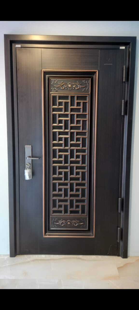 Steel Doors - Color: Copper Finish