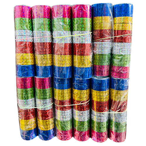 Glitter Cello Tape - Bopp Material, Double-sided Adhesive, Multicolor | Strong Hot Melt Adhesive Ideal For Crafts, Dã©cor, And More