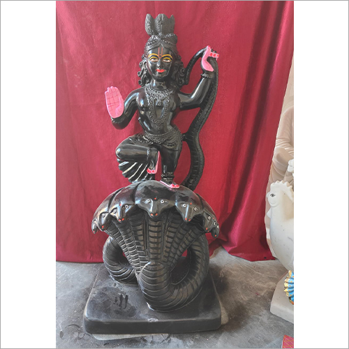 लाइट वेट ब्लैक नागम्मा स्टोन स्टैच्यू