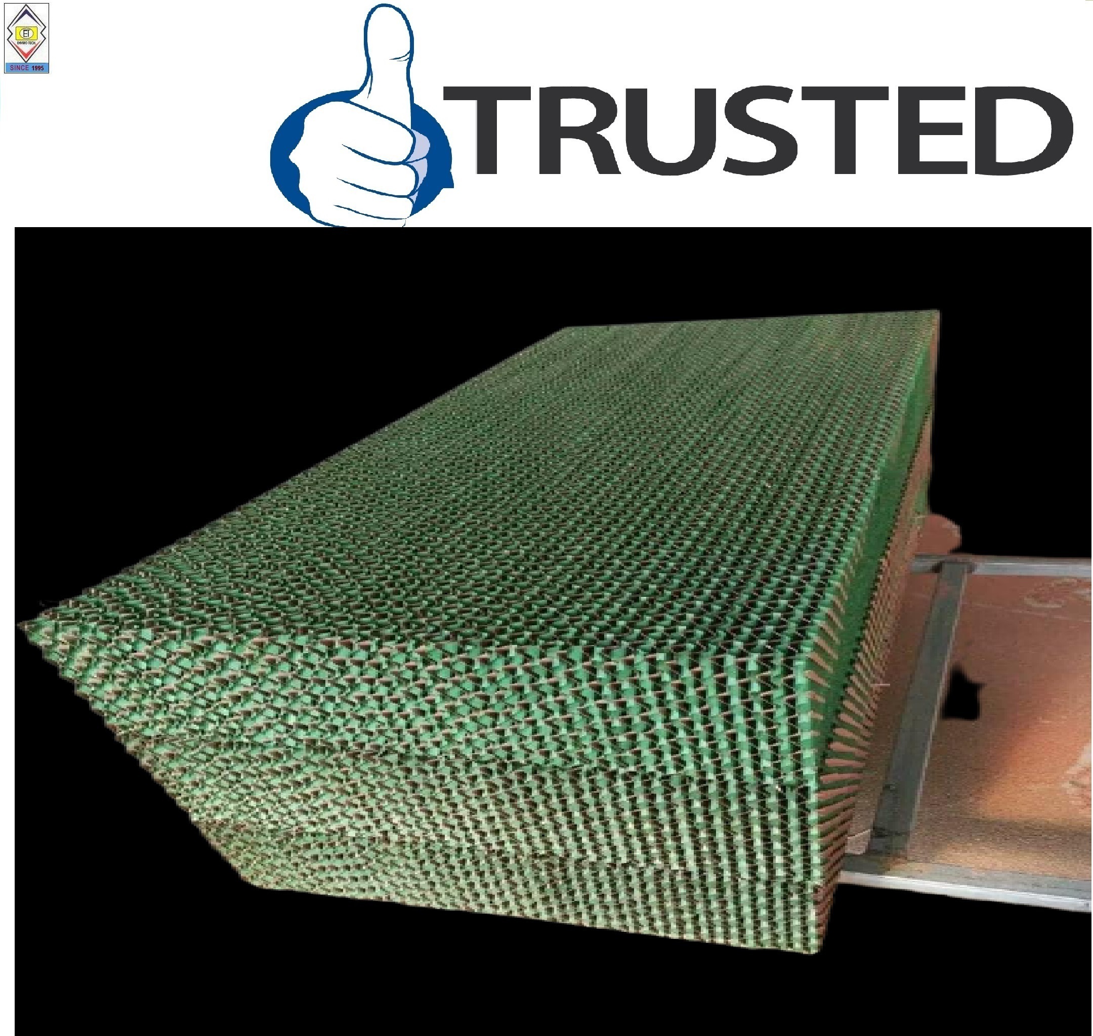 Evaporative Cooling Pad - Sizes 600x600mm To 1800x600mm | Durable, Economical, Ideal For Greenhouses And Industrial Applications