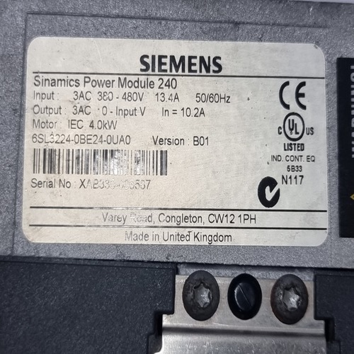 Siemens 6sl3224-0be24-0ua0 Power Module