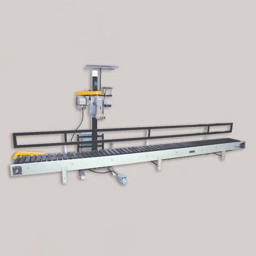 Semi Automatic Column Uhmw Slat Conveyor With Stitching Machine