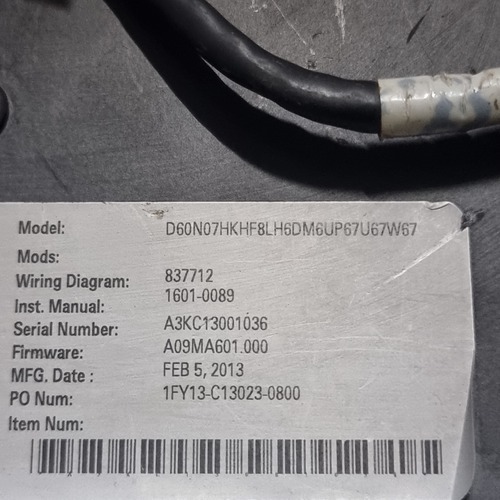 Ge Multilin D60 D60n07hkhf8lh6dm6up67u67w67 Hmi Front Panel