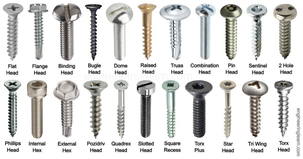 Long Screw - Stainless Steel, M3-m8 Thread Size, 10-50mm Length, Countersunk Head Style, Zinc Plated Finish, Includes 100-1000 Units