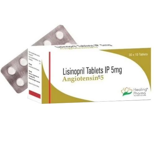 5mg लिसिनोप्रिल टैबलेट I.p ऑर्गेनिक मेडिसिन