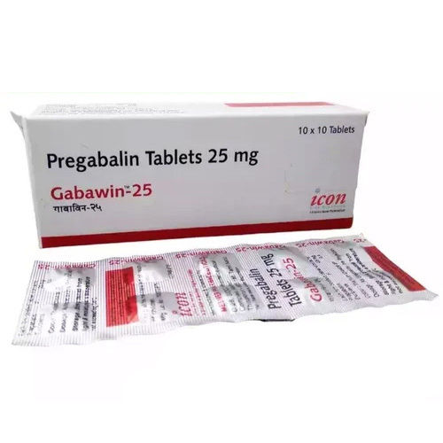 25mg Pregabalin Tablets Age Group: Suitable For All Ages