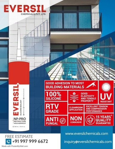 clear weatherproof silicone sealant