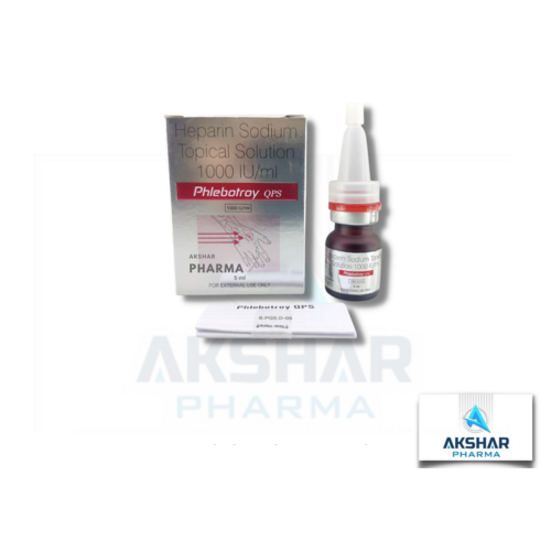 फ़्लेबोट्रॉय क्यूपीएस 1000 आईयू/एमएल आवेदन: अस्पताल