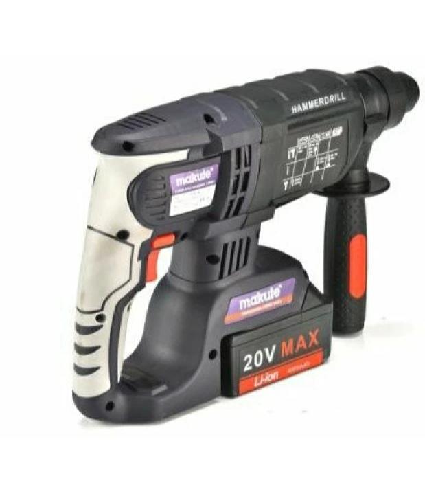 Black Makute Cordless Drill 26mm Drill Machine