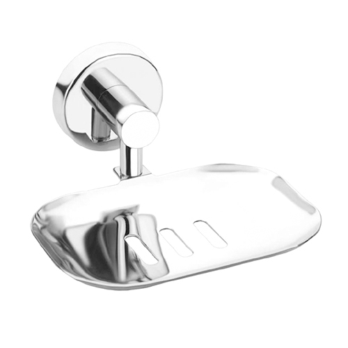 Soap Dish - Stainless Steel, 10.5 X 5.5 X 2.5 Inches | Chrome Finish, Wall-mounted, Double Dishes With Drainage Holes