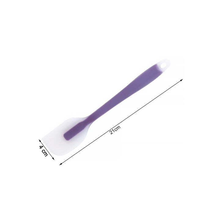 Silicone Non-stick Heat Resistant Spatula - 25x5x2 Cm , Mix Color, Plastic Material, Lightweight Design For Effortless Cooking