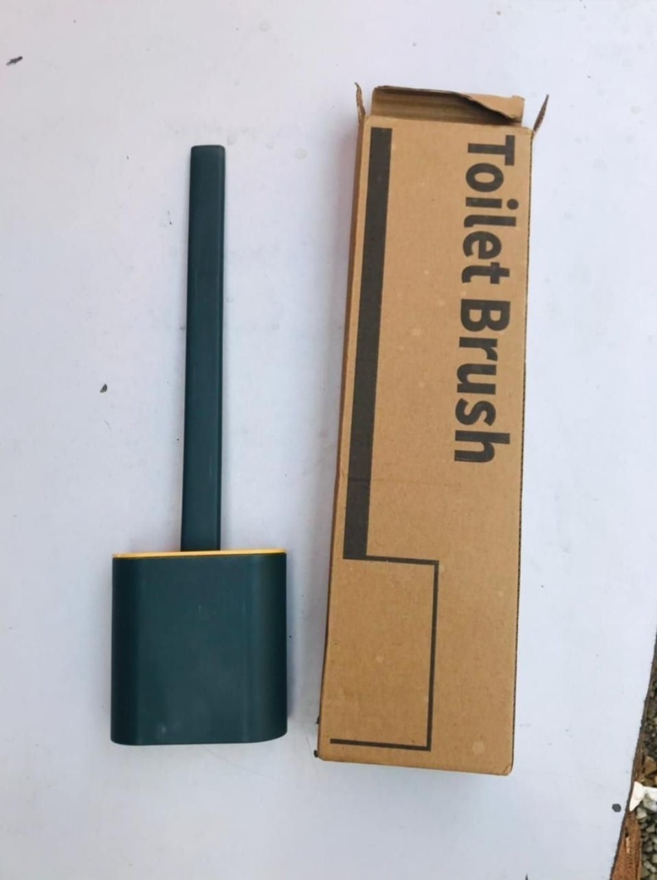 Silicone Toilet Brush - Durable Plastic, Assorted Colors | Ergonomic Handle, Hygienic Silicone Bristles, Flexible Design For Thorough Cleaning