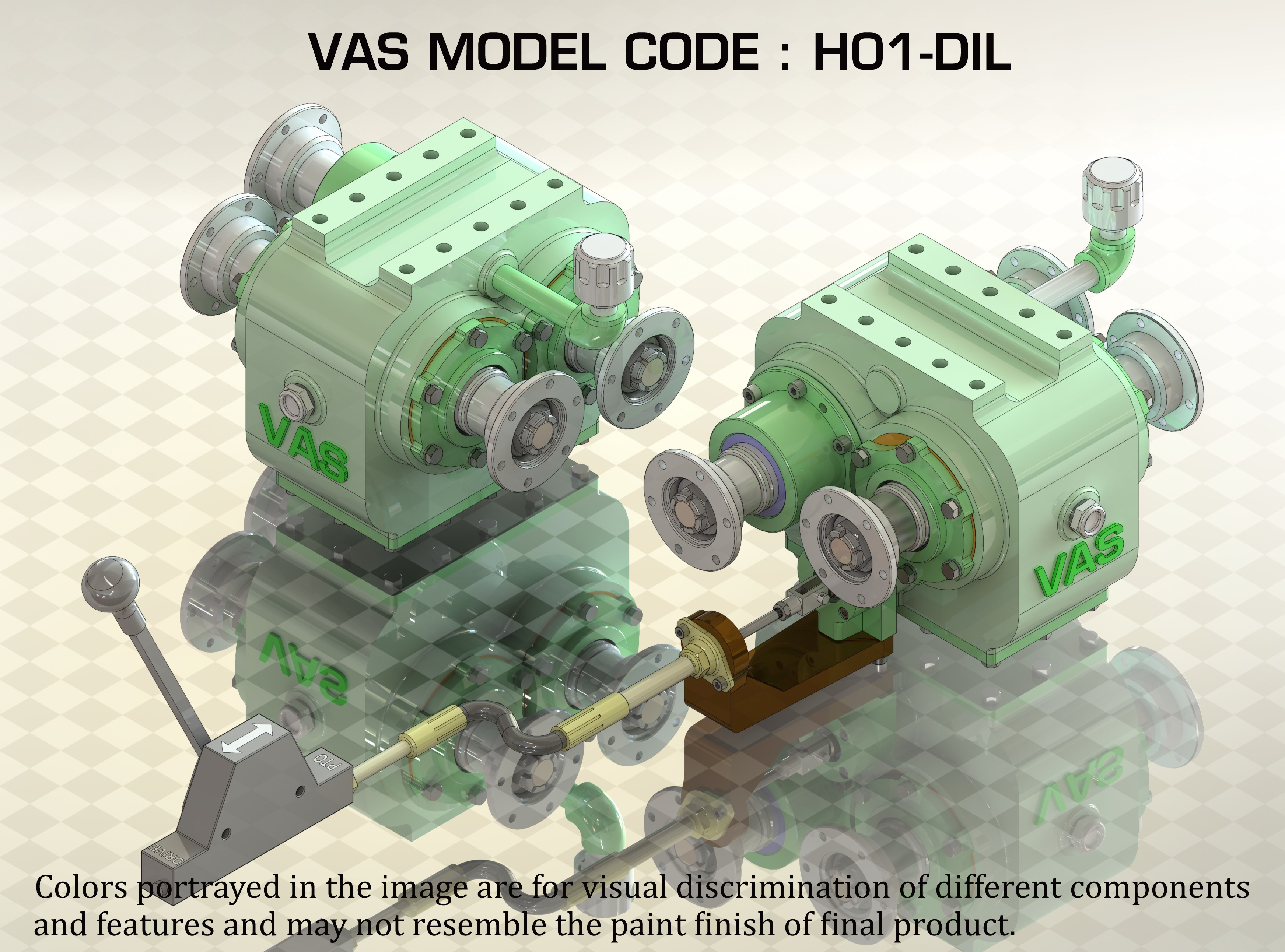 Transfer Gearbox Units For Sewer Cleaning Machine