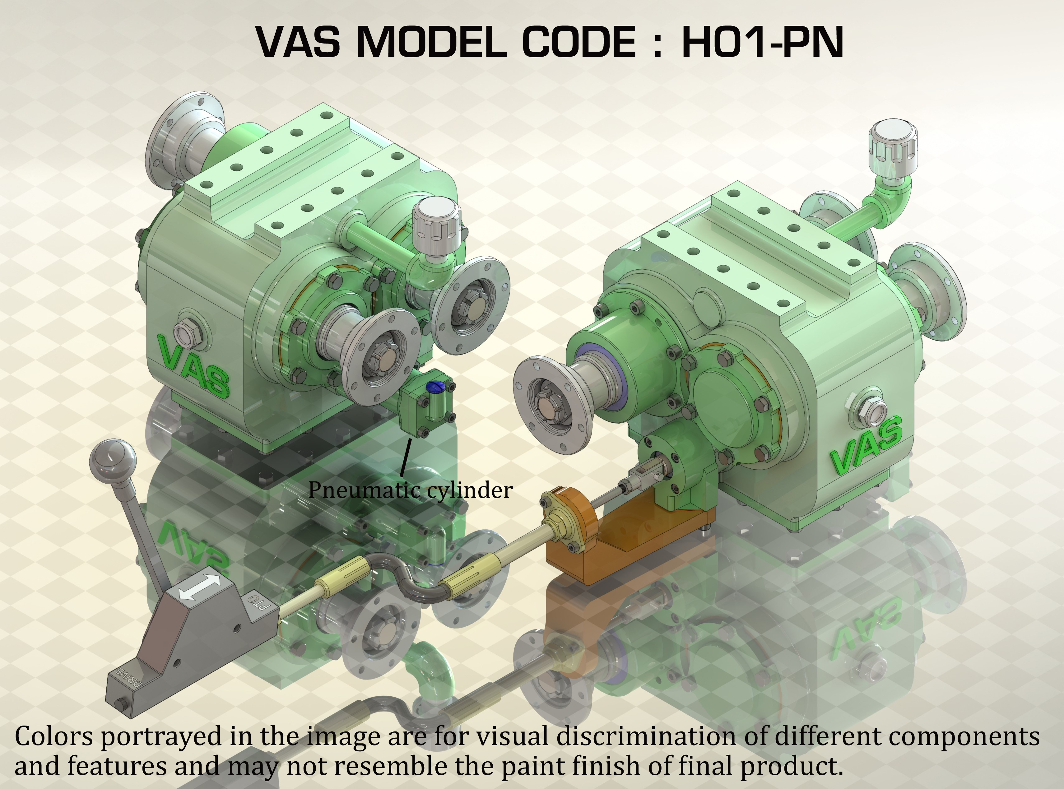 Transfer Gearbox Units For Sewer Cleaning Machine