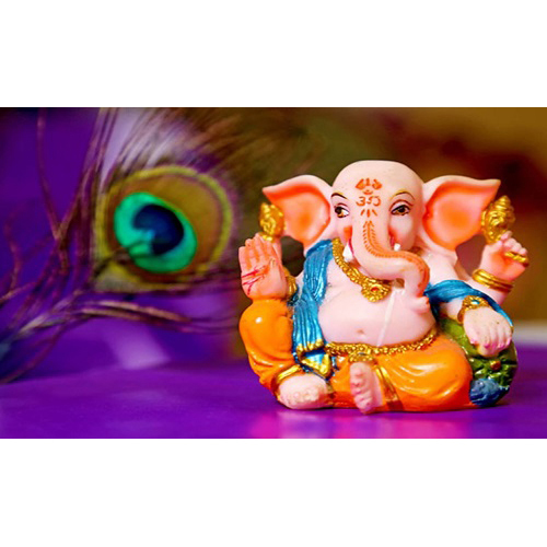 पर्यावरण के अनुकूल सजावटी गणेश जी प्रतिमा