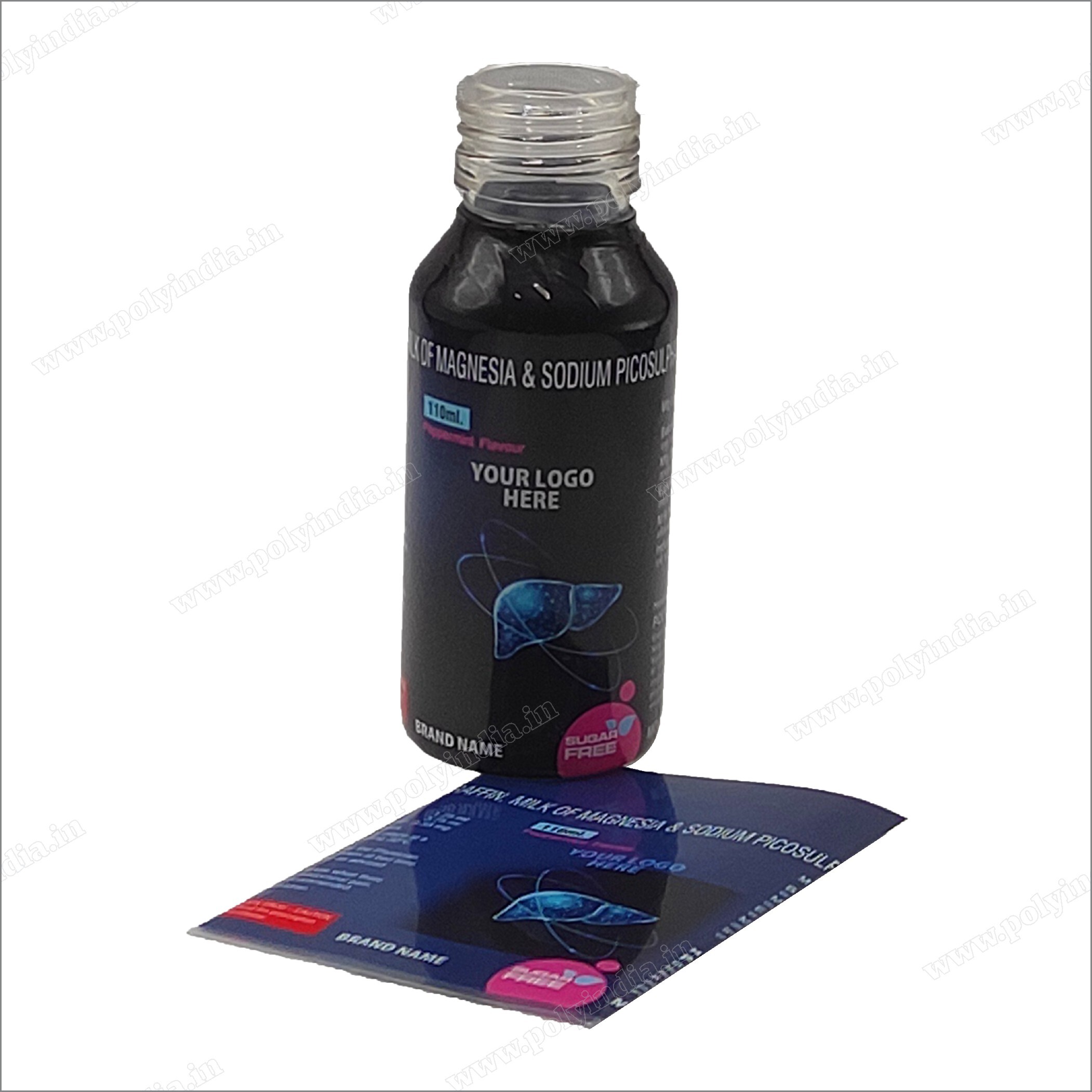 Printed Shrink Sleeve - Pvc Material, Custom Shapes Available | 360-degree Coverage, Uv Protection, Waterproof, Tamper Evidence Features
