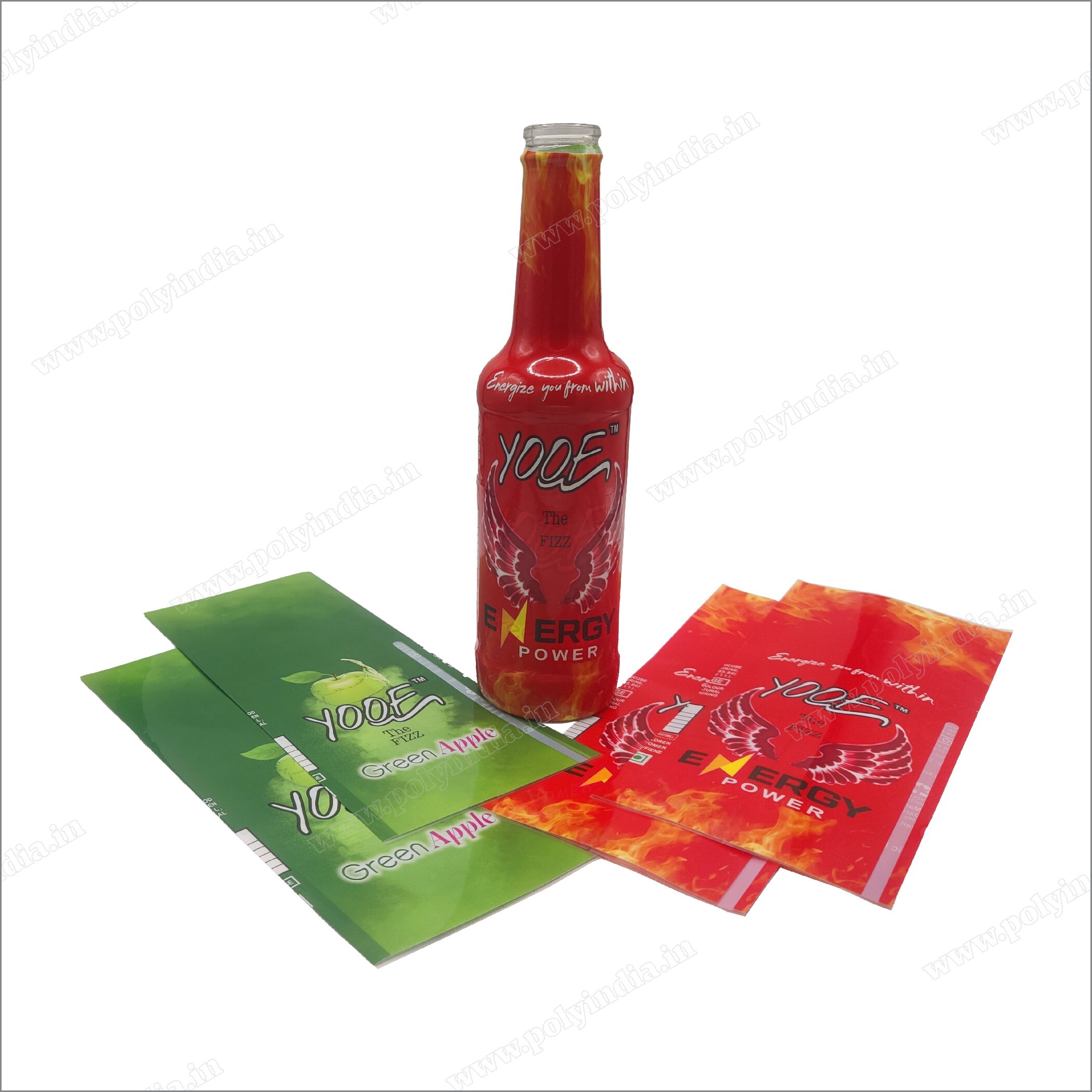 Digital Printed Pvc Shrink Sleeve - Customizable 360-degree Branding, Waterproof & Uv Protected Design
