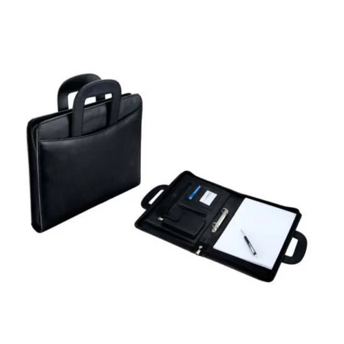 कार्यकारी चमड़ा फ़ोल्डर