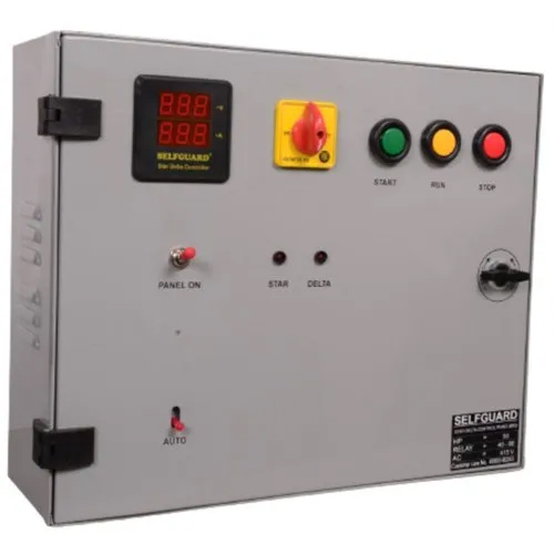 Fully Automatic Star Delta Starter Base Material: Metal Base