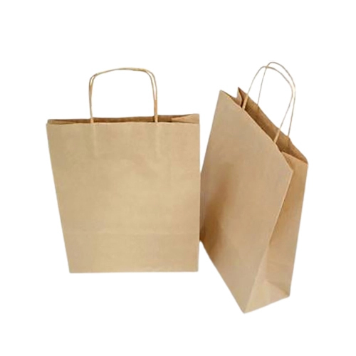 ब्राउन प्लेन पेपर बैग